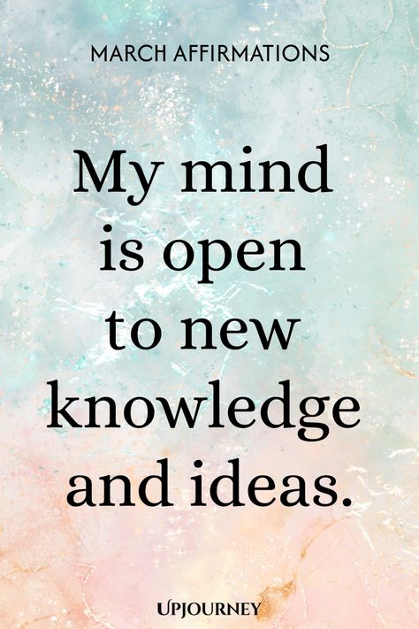 Unlock the power of positive affirmations this March with this collection of 100 uplifting affirmations. Embrace positivity and motivation as you start each day with these empowering words. Cultivate a mindset of optimism and self-belief throughout the month. Enhance your mental well-being and attract positivity into your life with daily affirmations tailored for March. Explore the transformative impact of practicing positive self-talk on your overall outlook and mood. Monthly Affirmations, Positive Affirmation Quotes, Psychology Terms, Mindset Affirmations, Attract Positivity, Relationship Quizzes, Uplifting Affirmations, Affirmation Board, Happiness Journal