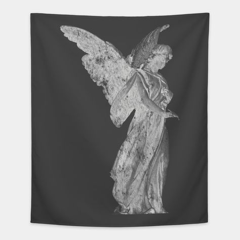 An angel is generally a supernatural being found in various religions and mythologies. -- Choose from our vast selection of tapestries to match with your desired size to make the perfect custom tapestry. Pick your favorite: Movies, TV Shows, Art, and so much more! Available in small, medium, large. Perfect for decorations in apartments, bedrooms, and dorm rooms. Angel Tapestry, Angel Statue, Supernatural Beings, Angel Statues, An Angel, Tapestry Design, Apartments Bedrooms, Custom Tapestry, Dorm Rooms