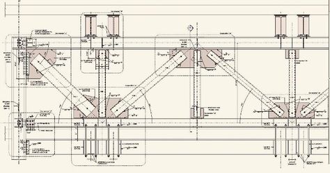 Steel Truss Detail Drawing, Truss Detail, Steel Connection, Metal Building Kits, Roof Truss Design, Metal Building Designs, Truss Structure, Framing Construction, Steel Structure Buildings