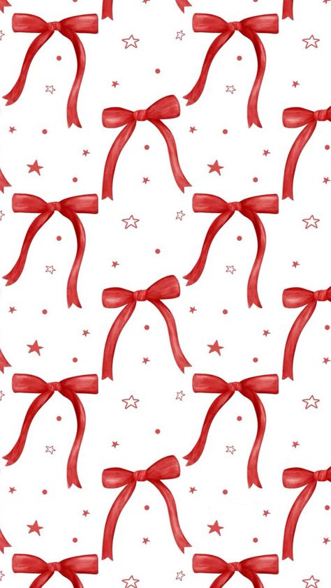 Christmas Aesthetic Ipad Wallpaper, Christmas Wallpaper Aesthetic Iphone Red, Wallpaper Aesthetic Natal, Red Bow Background, Christmas Ashestic Wallpaper, Christmas Bow Background, Red And White Christmas Wallpaper, Red And White Christmas Aesthetic, Christmas Bows Wallpaper