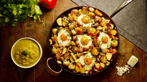 Ranch To Table, Ranch Table, Christmas Brunch Recipes, Entertaining Appetizers, Tomatillo Salsa, Breakfast Goodies, Meatless Main Dishes, Egg Dishes, Egg Dish