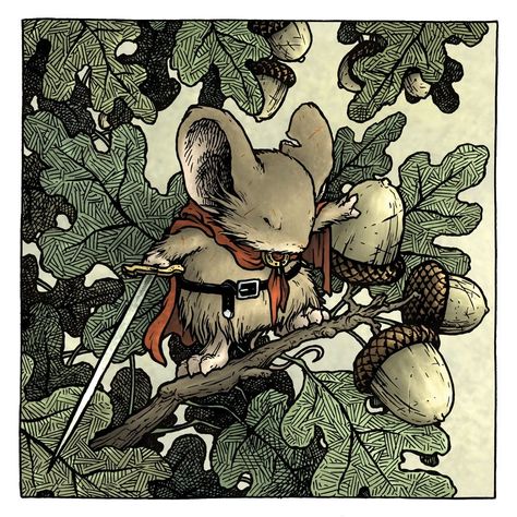 Mouse Guard Rpg, David Petersen, Mouse Guard, Chris Riddell, Harvest Mouse, Mouse Illustration, Mouse Art, Famous Comics, Norman Rockwell