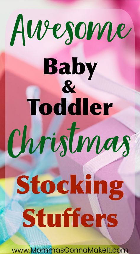 Stocking Stuffers For Toddlers, Toddler Stocking Stuffers, Stocking Stuffers For Baby, Baby Stocking, Stocking Stuffers For Girls, Stocking Stuffer Ideas, Toddler Christmas Gifts, Mom Thoughts, Stocking Stuffers For Kids