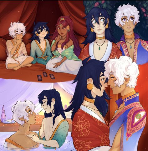 Asra X Mc, The Arcana, Art Appliqué, Love Games, Fashion Design Sketches, Girls Cartoon Art, Gay Art, Video Game Art, Visual Novel