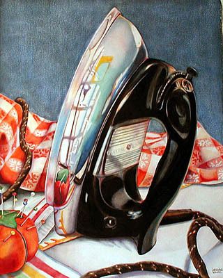 Kathrine Lemke Waste - Despite my disdain for ironing, I still think this painting is amazing! Ap Drawing, Reflection Art, Ap Studio Art, Vintage Laundry, Still Life Drawing, Realistic Paintings, Foto Art, Fine Artist, Ap Art