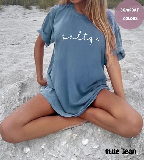 Salty Shirt, Trendy Beach Shirt, Comfort Colors tee,  Beach Shirt, Surfing T-Shirt, Vacation Shirt, Beach Resort Tee,Summer Shirt,Summer Tee Beach T Shirt, Beach Tee, Trendy Beach, Surf Tshirt, Beach T Shirts, Beach Shirt, Comfort Colors Tee, Summer Tee, Vacation Shirts