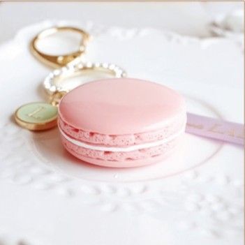 LADuree Macaron Keychain Macaron Keychain, Ring Cake, Rhinestone Ribbon, Box Gifts, Fake Cake, Planner Charms, What In My Bag, Party Rings, Macarons