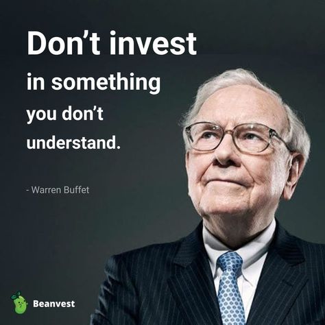 Don't invest in something you don't understand - Warren Buffet #warrenbuffet #buffet #valueinvesting Warren Buffet Quotes, Philosophy Theories, Financial Quotes, Value Quotes, Perspective Quotes, Saving Quotes, Business Inspiration Quotes, Wisdom Books, Devotional Quotes