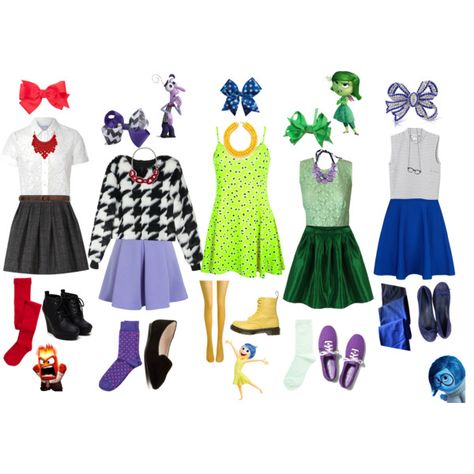 Inside Out by clumsykathryn on Polyvore featuring Cynthia Steffe, Glamorous, Monki, Ted Baker, Fogal, Chicwish, Hansel from Basel, Chicnova Fashion, BjÃ¶rn Borg and Dr. Martens Inside Out Two Outfits, Inside Out 2 Inspired Outfits, Inside Out 2 Characters Outfits, Disgust Inside Out Outfit Ideas, Inside Out 2 Outfits, Inside Out Disneybound, Inside Out Outfits, Inside Out 2 Outfit Ideas, Inside Out Outfit Ideas