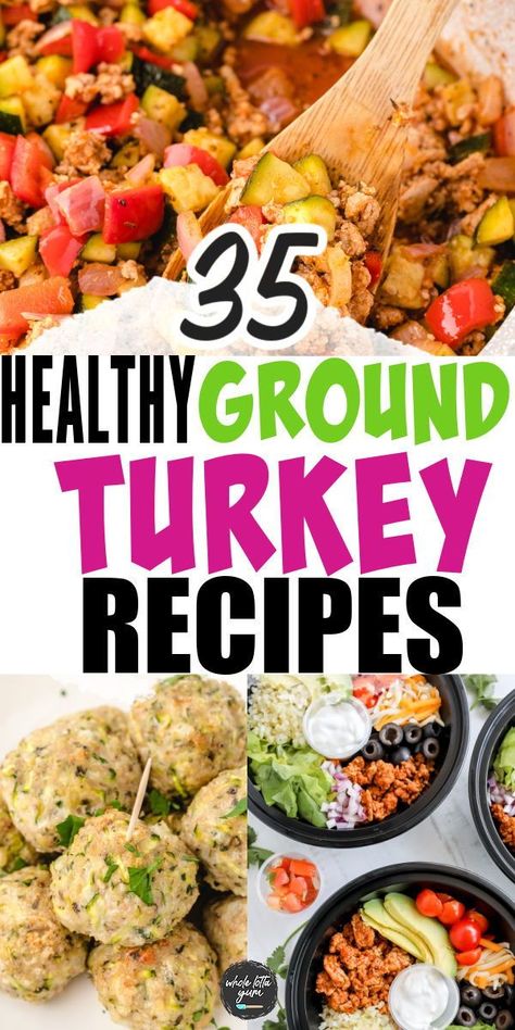 The best easy ground turkey recipes for dinner that are great for healthy clean eating and include many low carb and keto ground turkey recipes too. Ground Turkey Recipes For Lunch, Keto Turkey Recipes, Turkey Recipes For Dinner, Easy Ground Turkey Recipes, Ground Turkey Recipes For Dinner, Best Ground Turkey Recipes, Recipes Using Ground Turkey, Meatballs Turkey, Turkey Lunch