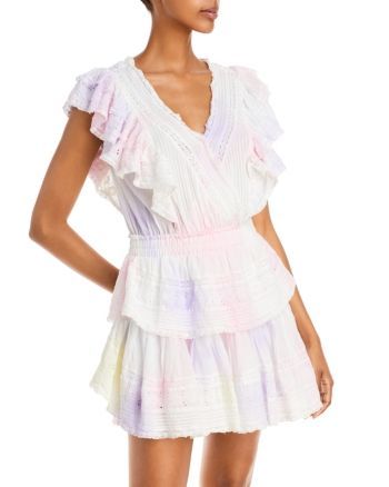 5e1b18c4c6a6d31695acbae3fd70ecc6desc53966874ri Rebecca Hessel, Loveshack Fancy, Preppy Pfp, Ethereal Dresses, Boho Chic Top, Short Frock, Tie Dye Mini Dress, Romantic Dream, Faux Wrap Top