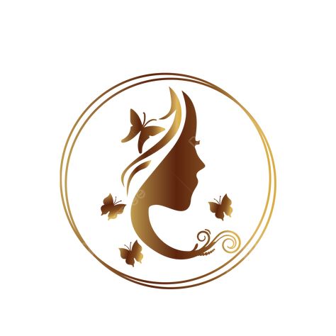 Logo Design For Hair Business, Curly Hair Logo Design, Afro Hair Logo, Curly Hair Logo, Hair Logo Design Ideas, Logo Design Ideas Graphics, Logo Design Hair, Logo Design Luxury, Spa Logo Design