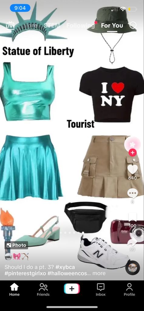 I Love Ny Halloween Costume, I Love Ny Costume, New York Tourist Costume, Nyc Tourist Halloween Costume, Statue Of Liberty And Tourist Costume, Diy Statue Of Liberty Costume, Lady Liberty Costume, Tourist Halloween Costume, Tourist Costume