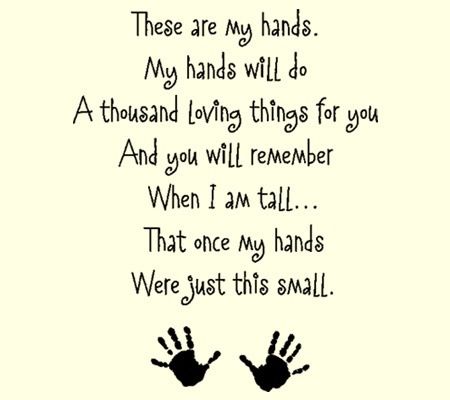 Hands Poem, Handprint Poem, Mother's Day Projects, Mothers Day Poems, Keepsake Crafts, Footprint Crafts, Foot Print, Handprint Crafts, We Are The World