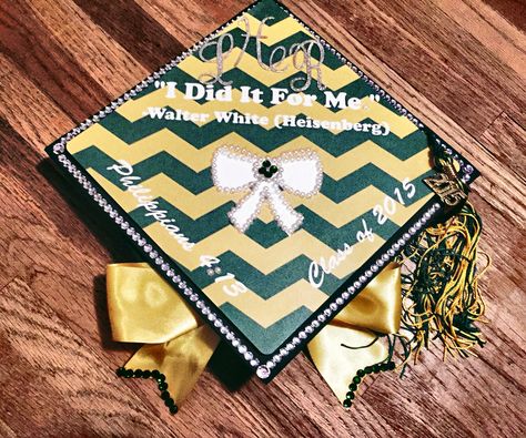 Breaking Bad Grad Cap Breaking Bad Graduation Cap, High School Graduation Cap, Cap Decoration, Graduation Caps, Graduation Cap Decoration, Cap Decorations, Walter White, Grad Cap, High School Graduation