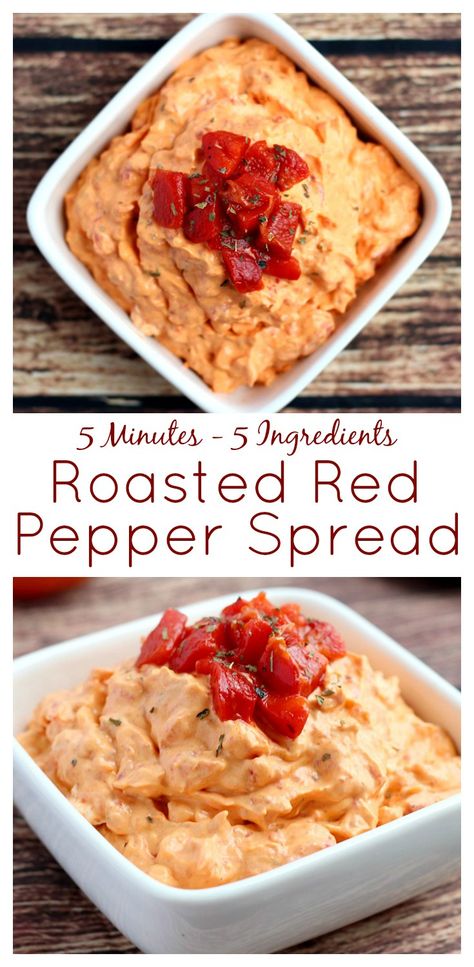 Roasted Red Pepper Appetizer, Roasted Red Pepper Dip Cream Cheese, Dips Vegetarian, Dip Vegetarian, Roasted Red Peppers Recipes, Sandwich Spreads, Finger Sandwich, Vegetarian Party Food, Red Pepper Recipes