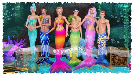 RStarSims3 Sims 3 Island Paradise, Sims3 Cc, Male Mermaid, Ts3 Cc, Mermaid Stuff, Mermaid Top, Old Pub, Cook Off, Mermaid Tails