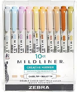 Warm Tone Colors, Mildliner Highlighters, Zebra Mildliner, Highlighter Set, Highlighter Pen, Stabilo Boss, Personalized Greeting Cards, Highlighters Markers, Cute Stationary