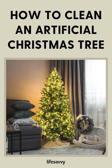 Artificial Tree, After Christmas, Artificial Christmas Tree, Keep It Cleaner, Holiday Season, Christmas Tree, Christmas