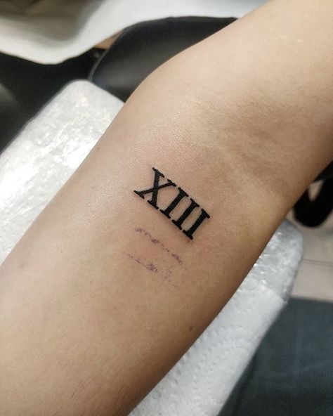 33 Roman Numeral Tattoo, 11:11 Roman Numeral Tattoo, Number 13 Roman Numeral Tattoo, Tattoo Roman Numeral Ideas, Roman Numeral 13 Tattoo Fonts, Xi Tattoo Roman Numerals, 777 Roman Numeral Tattoo, Thirteen Roman Numeral Tattoo, 13 Tattoo Roman Numeral