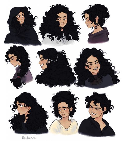 Model Sheet Character, Character Inspiration Girl, Character Design Cartoon, Curly Hair Drawing, Easy Drawing Tutorial, Character Model Sheet, Male Character, Arte Sketchbook, Fantasy Warrior