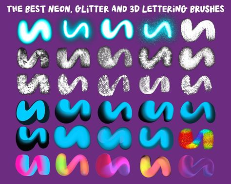 100+ Procreate lettering brushes to help you create beautiful lettering on your iPad. #procreate #lettering . #Procreate_Lettering_Brushes #Free_Procreate #Procreate_Brushes_Free #Brushes_For_Procreate Procreate Lettering Brushes, Free Procreate, Glitter Rainbow, Procreate Brushes Free, Lowercase Alphabet, Brushes For Procreate, Procreate Lettering, Beautiful Lettering, Lettering Practice