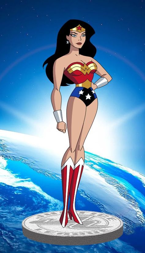 JL - Wonder Woman by DCAUniverse on DeviantArt Justice League Animated Movies, Justice League Animated, Dc Comics Cosplay, The New Batman, Justice League Wonder Woman, Wonder Woman Art, Anatomy Models, Justice League Unlimited, Wonder Woman Costume