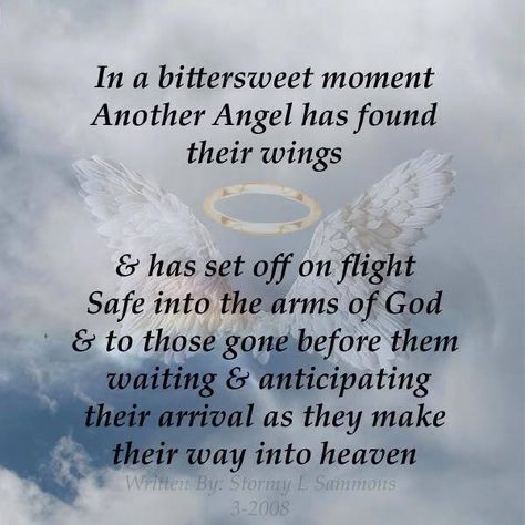 In a bittersweet moment another angel has found their wings and has set off on flight, safe into the arms of God and to those gone before them, waiting and anticipating their arrival as they make their way into heaven. Letter To My Mom, Sympathy Quotes, Angel Quotes, Heaven Quotes, Sorry For Your Loss, Angels In Heaven, Best Friend Quotes, Healing Quotes, Quotes About Strength