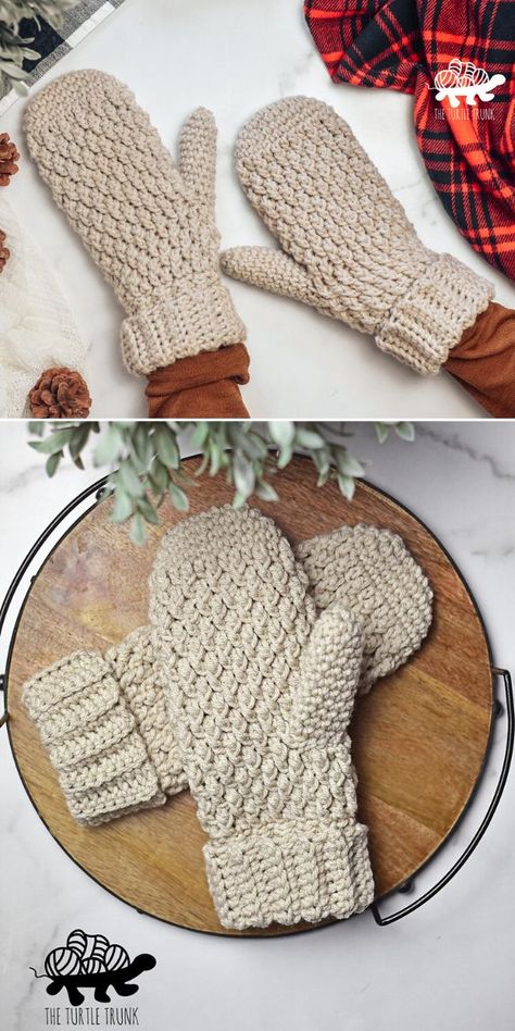 The Best Crochet Mitten Pattern Ideas [Free Crochet Patterns!] Crochet Hand Warmers, Crochet Baby Mittens, Crochet Mitts, Crochet Mittens Free Pattern, Crochet Pour Halloween, Crochet Mittens Pattern, Crochet Gloves Pattern, Crochet Mignon, Gloves Pattern