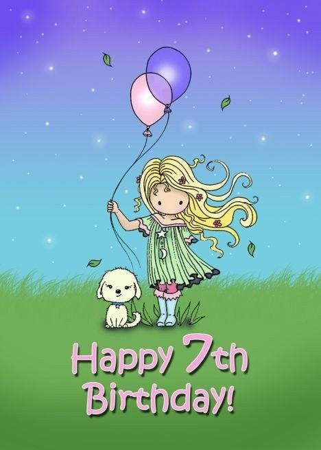 Birthday Quotes Kids, Birthday Greetings For Women, Holding Balloons, Happy Birthday Kids, Old Birthday Cards, Happy 8th Birthday, Happy 7th Birthday, Happy Birthday Greetings Friends, Happy 4th Birthday