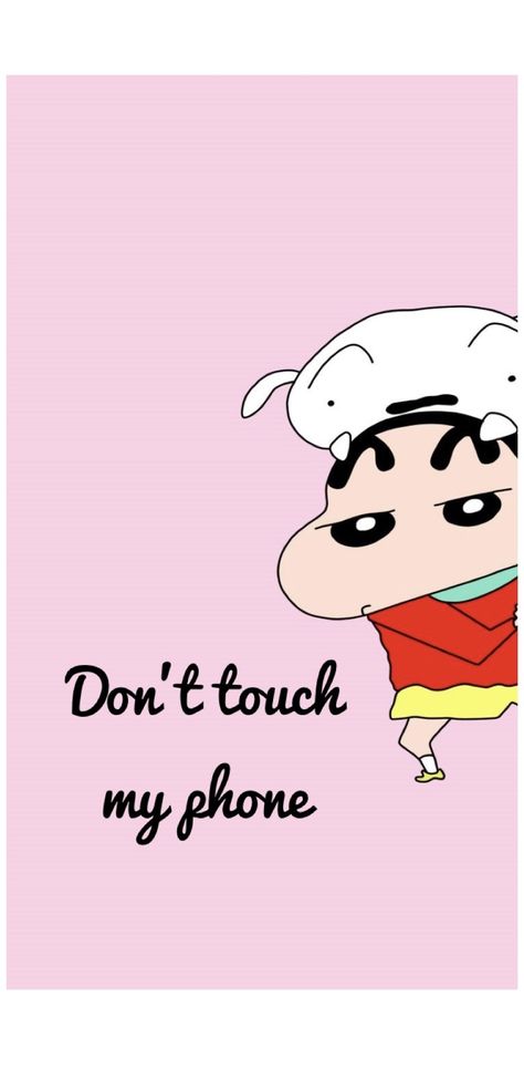 Shin Chan Cute Wallpaper, Dont Touch My Phone Wallpapers Cute Cartoon, Shinchan Lockscreen Wallpaper, Shinchan Quotes Funny, Cute Shinchan Wallpapers Aesthetic, Cute Shinchan Aesthetic, Sinchan Wallpaper Cute, Dont Touch My Phone Wallpapers Cute, Shinchan Hd Wallpaper