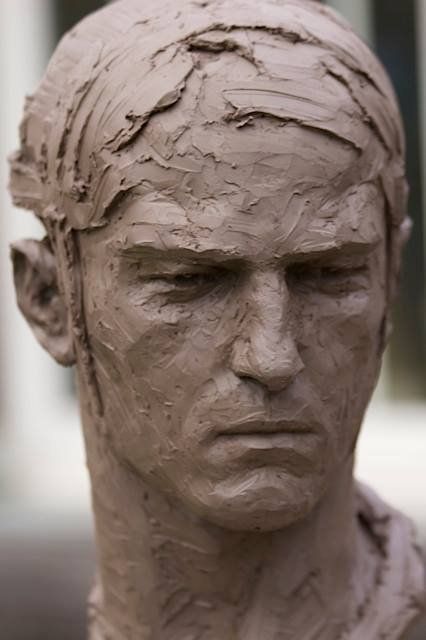 Christophe Charbonnel, Traditional Sculptures, Sculpture Head, Human Anatomy Art, Portrait Sculpture, Sculpting Clay, Concrete Decor, Anatomy Art, Human Anatomy