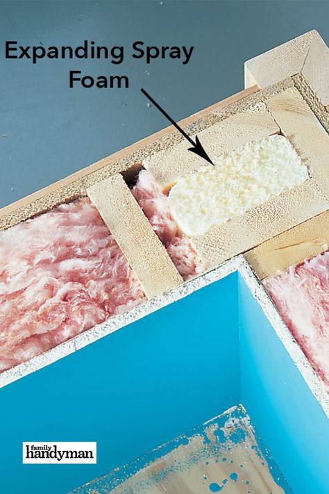 Insulation Ideas, Mold Prevention, Spray Insulation, Diy Pest Control, Expanding Foam, Watch Diy, Spray Foam Insulation, Types Of Insulation, Diy Projects For Beginners