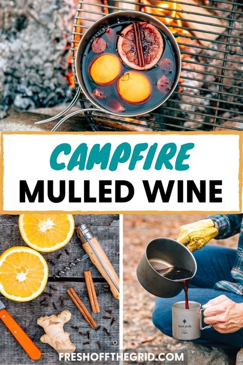 Camping Fall Food, Winter Campfire Food, Fall Campfire Food, Fall Camping Food Ideas, Fall Camping Snacks, Campfire Drinks, Campsite Halloween, Fall Camping Food, Sabbath Dinner