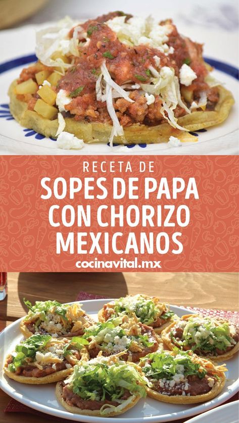 ¡Uno de los platillos más típicos de la cocina mexicana! Prepara fácilmente esta receta, ideales para la comida o desayuno. Tacos, Yummy Food, Snacks, Ethnic Recipes