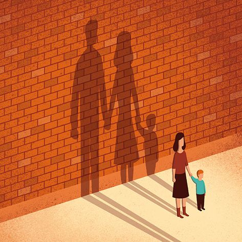 Absentee Fathers Ilustrasi Satir, Davide Bonazzi, Art Emotions, Satirical Illustrations, Visual Metaphor, Conceptual Illustration, Artist Portfolio, Drawing Artwork, Illustrations And Posters