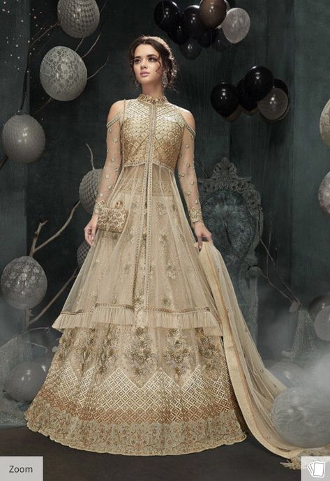 Deewani Mastani Dress Party Wear Lehenga Style, Mastani Dress, Indian Anarkali Dresses, Kurta Lehenga, Net Gowns, Designer Anarkali Suits, Lehenga Style, Net Lehenga, Designer Anarkali