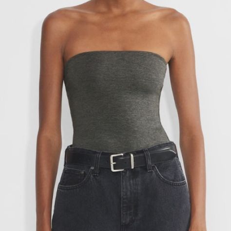 Aritzia Contour Tube Top In Charcoal Grey. Perfect Layering Piece! New With Tags! Aritzia Contour, Layering Pieces, Tube Top, Charcoal Grey, Layering, Womens Tops, Tags, Grey, Women Shopping