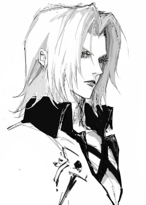 Final Fantasy Funny, Final Fantasy Sephiroth, Final Fantasy Xii, Final Fantasy Artwork, Art Tools Drawing, Fantasy Male, T Art, Learn Art, Fantasy Aesthetic