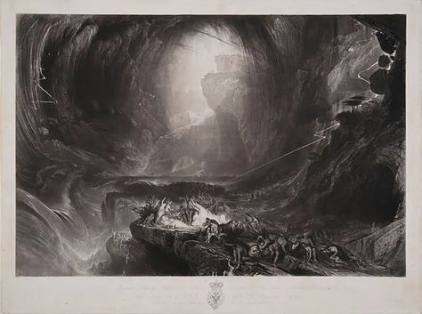 Gustavo Dore, Archangel Tattoo, Medieval Aesthetic, John Martin, Tate Britain, Gustave Dore, Dark Paradise, Noah's Ark, Bible Art