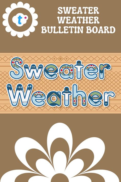 Bring winter fun into your classroom with Twinkl's Sweater Weather Bulletin Board Letters. This resource includes delightfully decorated letters that spell Winter Sweater Weather. Be sure to check out our Winter Sweater Weather Classroom Decoration Pack. Weather Bulletin Board, Decorated Letters, Teacher Created Resources, Decorative Letters, Winter Sweater, Student Engagement, Winter Fun, Learning Environments, Winter Sweaters