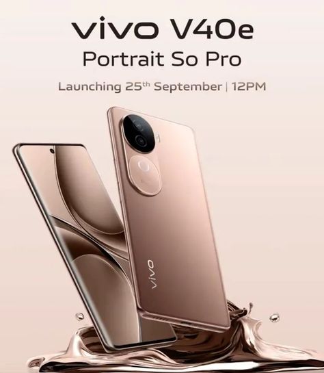 Vivo V40e is ready to launch on September 25 in India. #Vivo #VivoV40e #VivoV40e5G #TechNews #Trending #ComingSoon Latest Phones, Tech News, Product Launch, India, Quick Saves