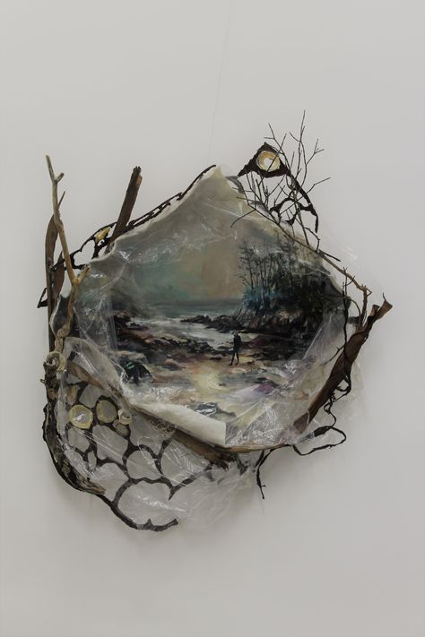 Artwork Using Recycled Materials, Photography Sculpture Ideas, Deforestation Art Installation, Mixed Media Installation, Ocean Mixed Media, Waste Art Gcse, Art Made From Trash, Photography Final Piece Ideas, Beautiful Trash Art