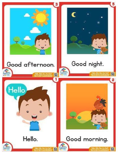 Basic English For Kids, Verbs For Kids, Ingles Kids, English Poems For Kids, Kindergarten Reading Activities, English Teaching Resources, English Activities For Kids, Hello Goodbye, Preschool Colors