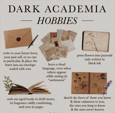 Dark Academia Hobbies, Dark Academia Things, Dark Acadamia, Estilo Dark, Dark Academia Style, Academia Aesthetics, Dark Academy, Romantic Academia, Ink Lettering