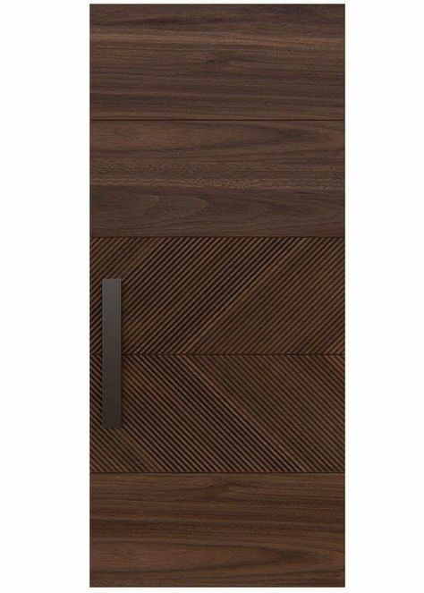 Interior Door Designs Wood, Custom Door Design, Walnut Doors Interior, Veneer Door Design Entrance, Veneer Door Design Bedrooms, Veneer Door Design, Door Panel Design, Contemporary Door Design, Texture Rendering