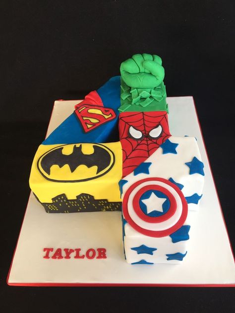 Captain America Cake, America Cake, 4de Verjaardag, Iron Man Birthday, Marvel Birthday Party, 4 Cake, Hulk Spiderman, Superhero Birthday Cake, Avenger Birthday Party