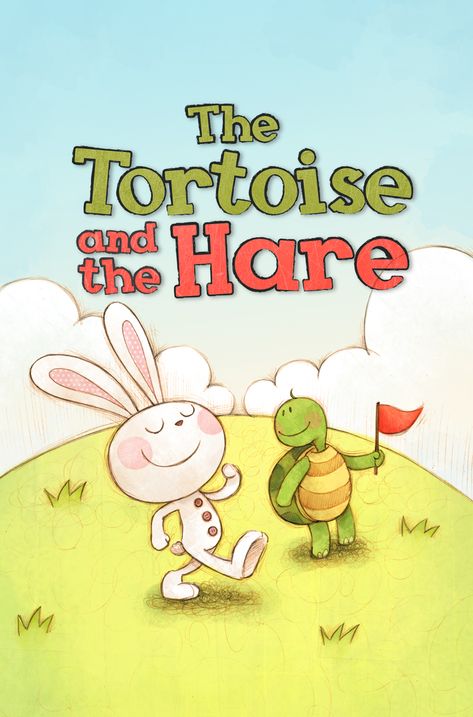 Tortoise Pictures, The Hare And The Tortoise, Rabbit And Tortoise, Hare And The Tortoise, Picture Story For Kids, Hare Drawing, Tortoise Drawing, Hare Pictures, The Tortoise And The Hare