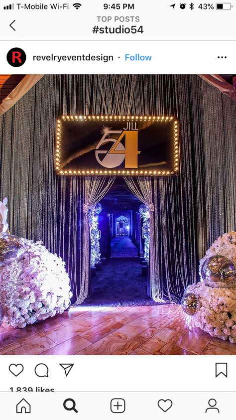 Studio 54 Party Theme, Disco Theme Parties, Ideas For Birthday Party, Prom Aesthetic, Studio 54 Party, Casino Birthday, Disco Birthday Party, Disco Party Decorations, 54th Birthday