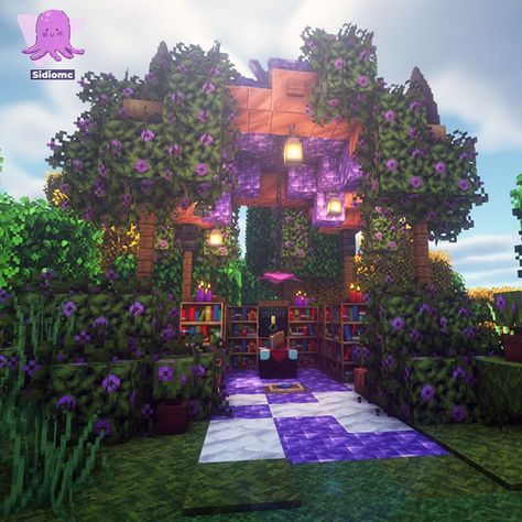 Enchanting Area Minecraft, Enchanting Table Minecraft Design, Enchantment Room Minecraft, Enchanting Room Minecraft, Minecraft Enchantment Room, Minecraft Staircase, Library Minecraft, Minecraft Cool, Minecraft Enchantments